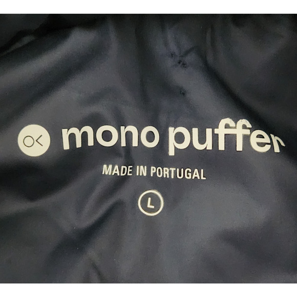 OUTERKNOWN Active ECHO MONO Zip Up Puffer Vest in Marine Blue Women's L NWT $248 - Picture 8 of 11